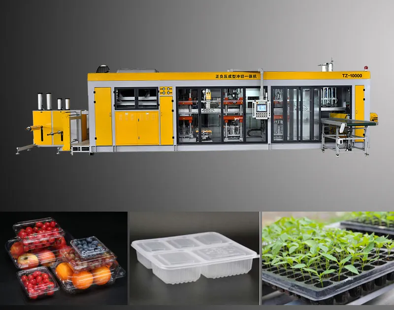 Plastic sheet forming machines