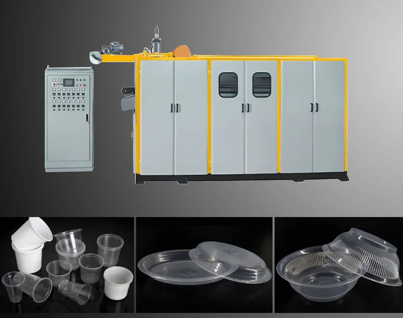 Plastic cup making machine