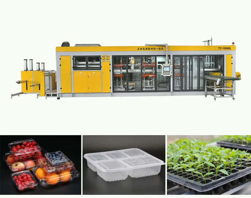 Plastic sheet forming machines