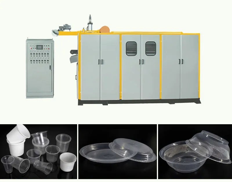 Plastic cup making machine