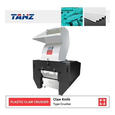 Machine de broyeur à griffes en plastique pour bouteilles PET et autres plastiques